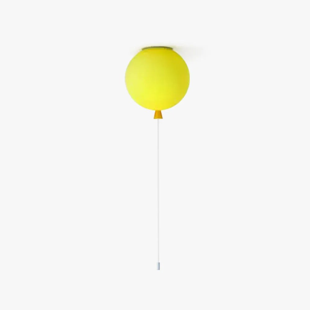 Aria Frosted Balloon Flush Mount Ceiling Light for Children's Room