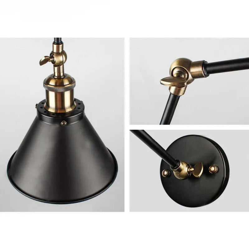 Epoch Retro Wall Lamp with Swing Arm