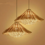 Ritta Hand-Woven Rattan Modelling Pendant Light