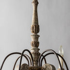 Silva Retro Design LED Chandelier Bronze Living Room