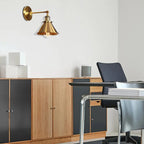 Epoch Industrial Vintage Cone Hanging Wall Lamp