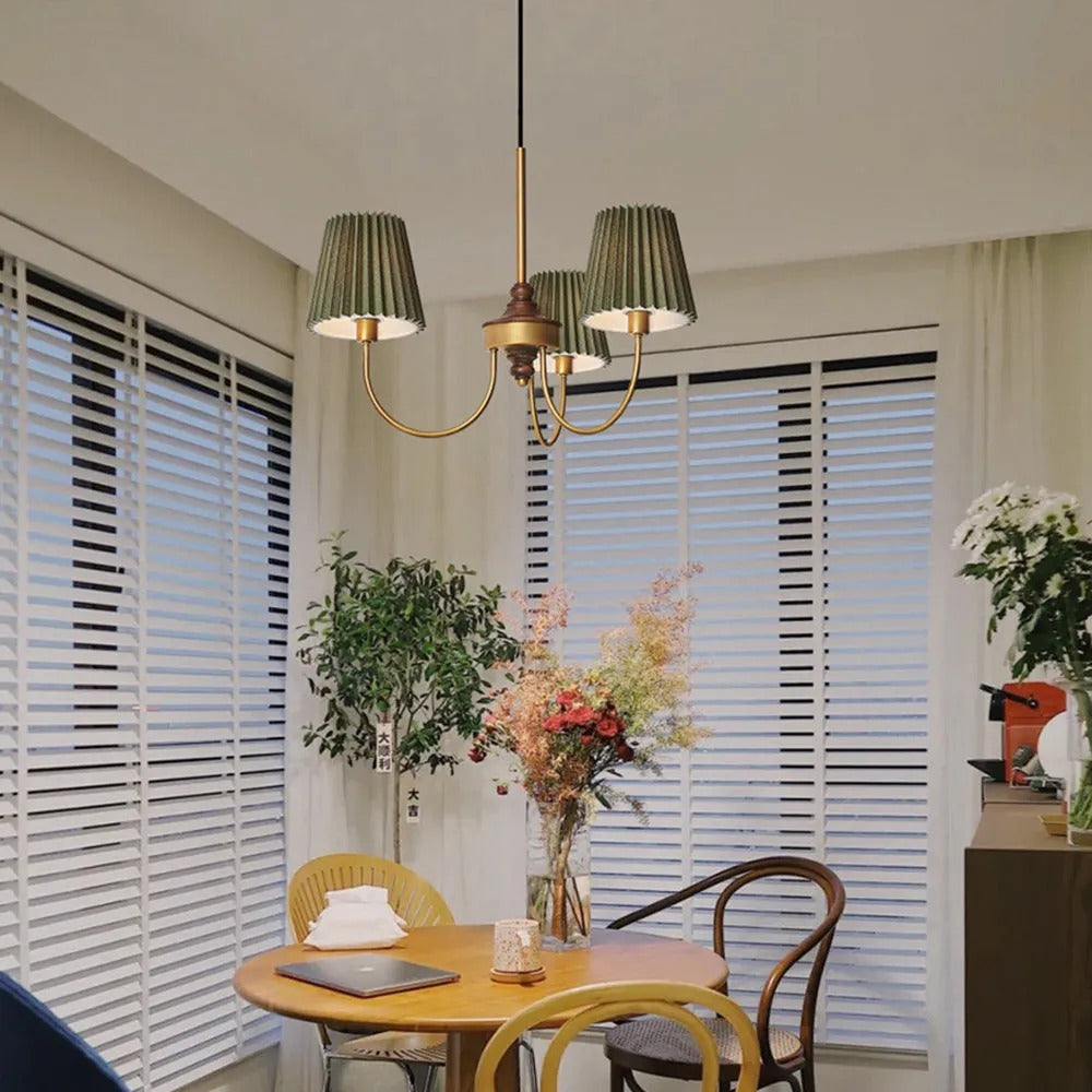 Silva Modern Retro Fabric Chandelier