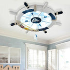 Arisha Modern Rudder Flush Mount Children Ceiling Light Bedroom