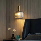 Valentina Pendant Light Crystal Moru Glass Cognac Kitchen Island