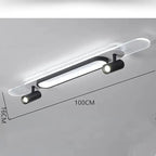 Aim Modern Rectangular LED Acrylic Ceiling Light