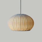 Ritta Modern Lantern Pendant Light, Coffee & Beige