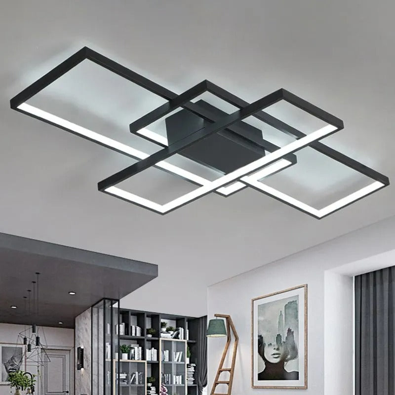 Arisha Modern Multi Rectangular Flush Mount Ceiling Light