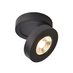 Arisha Modern LED Flush Mount Ceiling Light Round Black White Living Room Kitchen