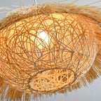 Ritta Hand-Woven Rattan Modelling Pendant Light