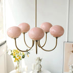 Aria Retro Art Deco Globe Chandelier