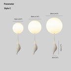 Aria Bear Balloon LED Children Flush Mount Ceiling Light 3 Style