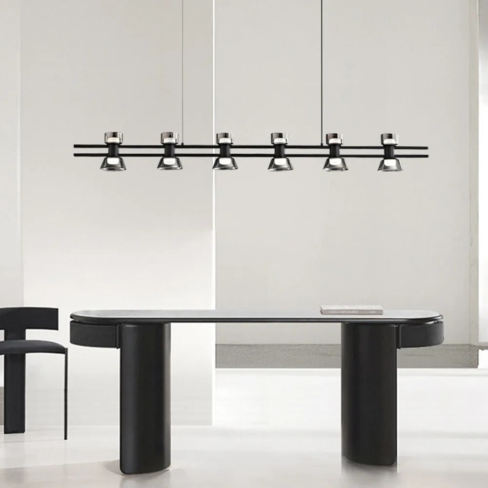 Arisha Modern Linear Linear Pendant Lamp Golden