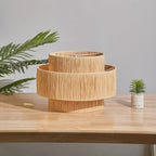 Hermes Rattan Pendant Light 3 Style