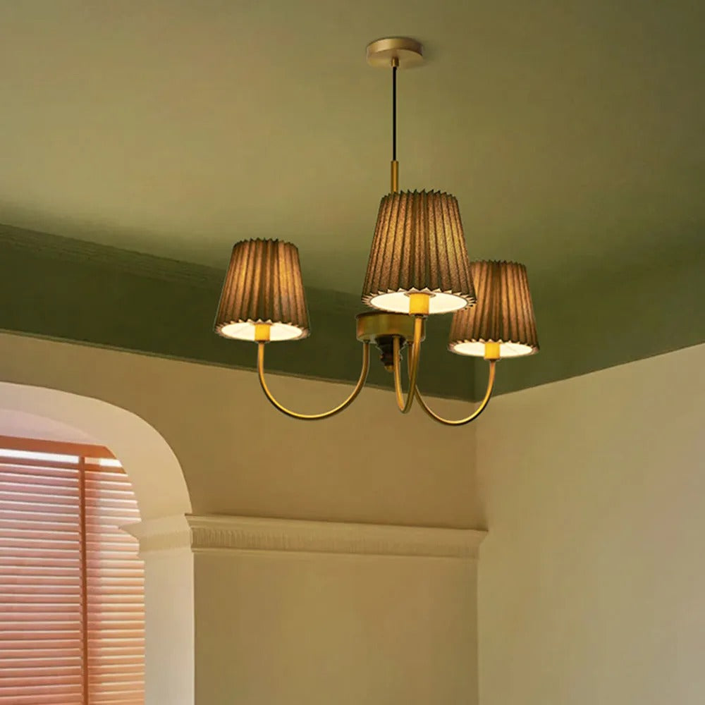 Silva Modern Retro Fabric Chandelier
