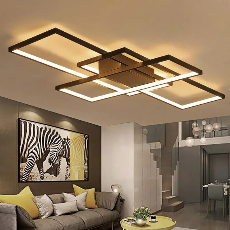 Arisha Modern Multi Rectangular Flush Mount Ceiling Light