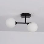 Valentina Semi-Flush Mount Ceiling Light, 2 Color, 12"