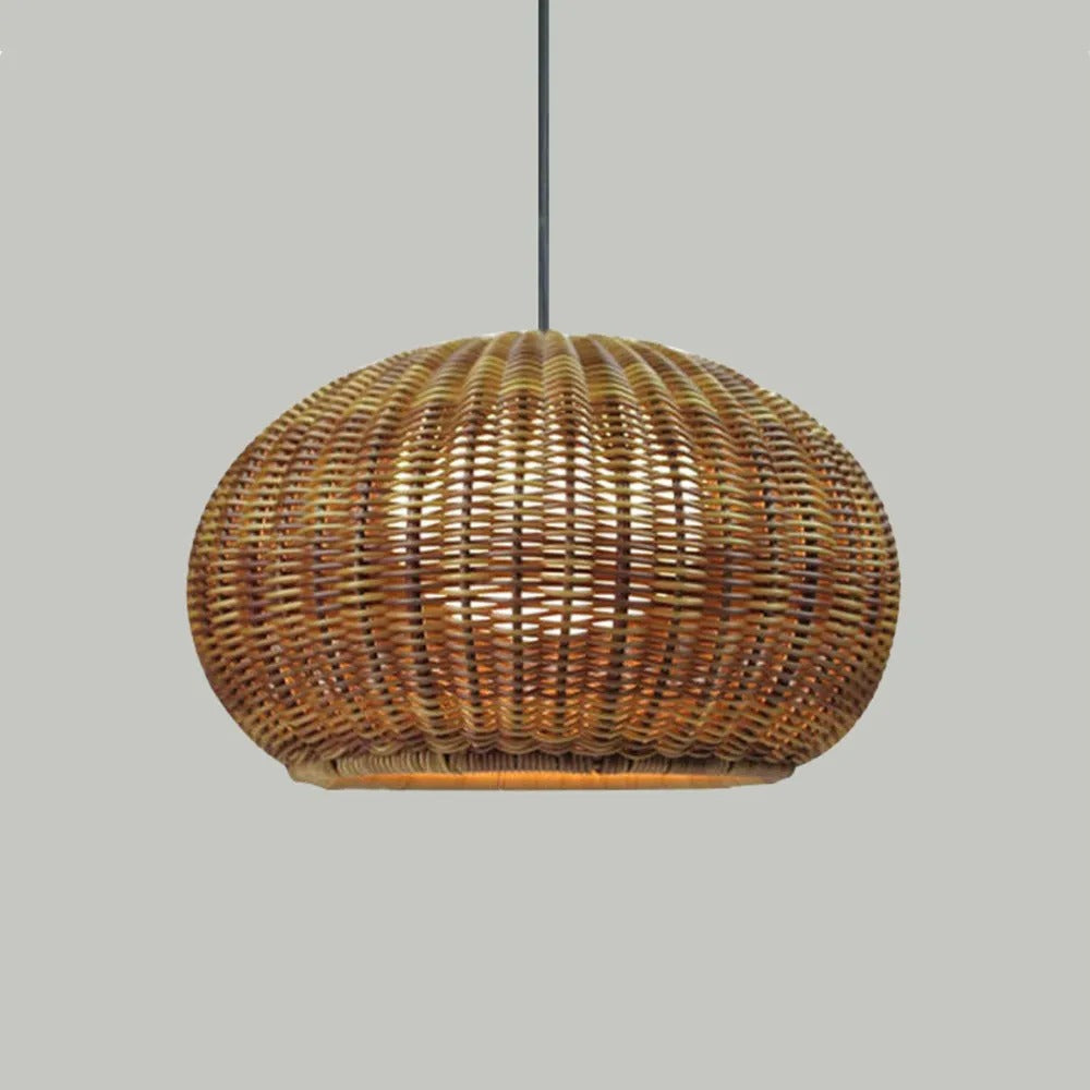 Ritta Modern Lantern Pendant Light, Coffee & Beige