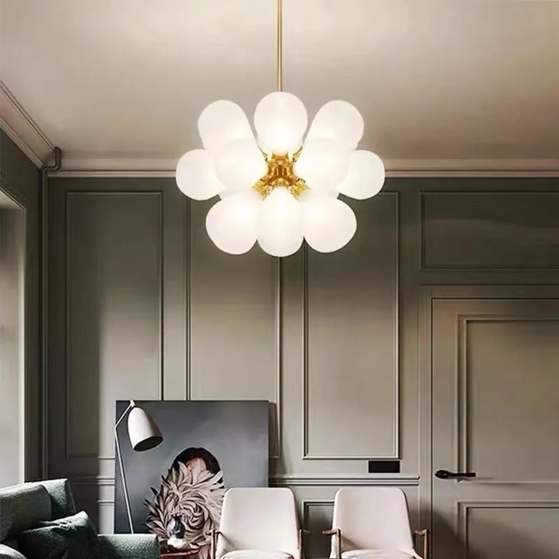 Valentina Glass Bubble Pendant Light for Kitchen Island