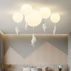 Aria Bear Balloon LED Children Flush Mount Ceiling Light 3 Style