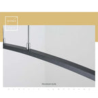 Arisha Curved Linear Pendant Light for Dining Room