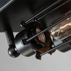 Epoch Vintage Tubed Flush Mount Ceiling Light Living Room