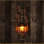 Epoch Vintage Lantern Wall Lamp Bronze