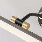 Arisha Industrial Linear Vanity Wall Lamp Brass Bathroom