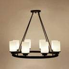 Silva Retro Glass Chandelier for Living Room