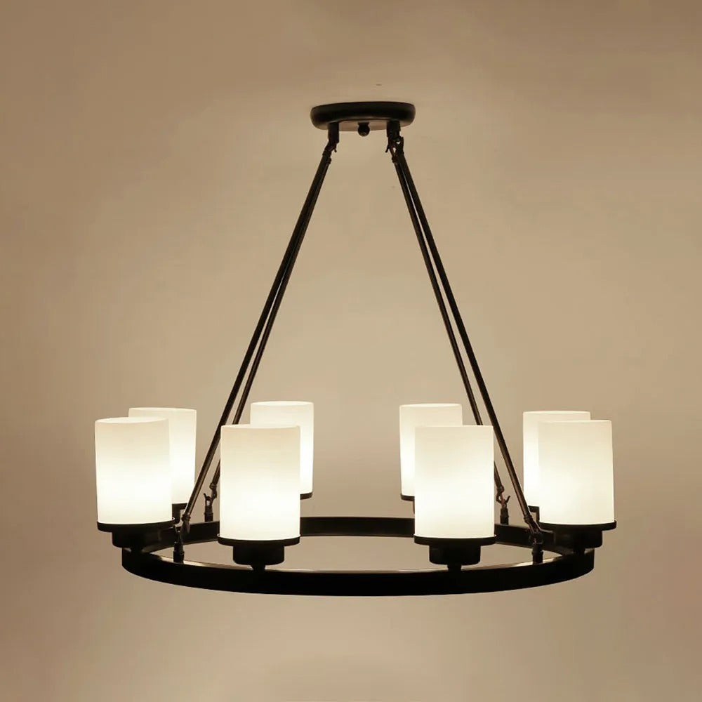 Silva Retro Glass Chandelier for Living Room