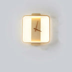 Valentina Arisha Square Clock & Acrylic Wall Lamp