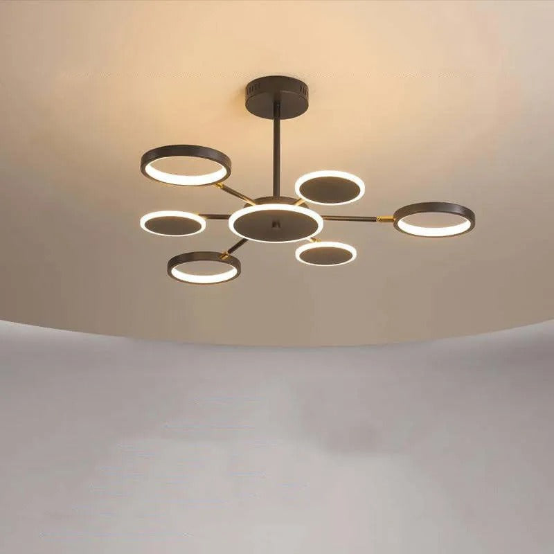 Modern Led Chandelier Geometric Acrylic