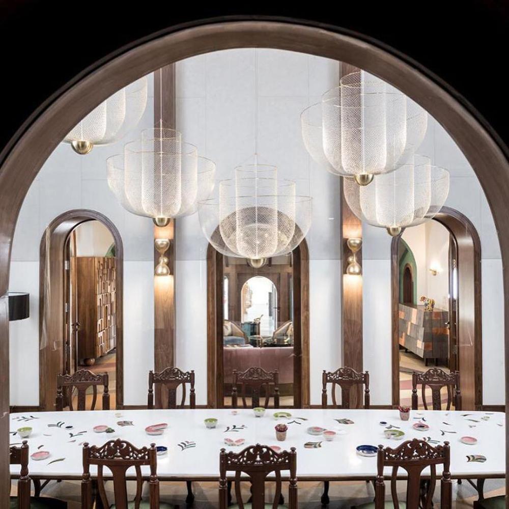 Lustra Chandelier Meshmatics Hanging Radiant