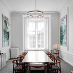 Aethera Circular Glass Chandelier