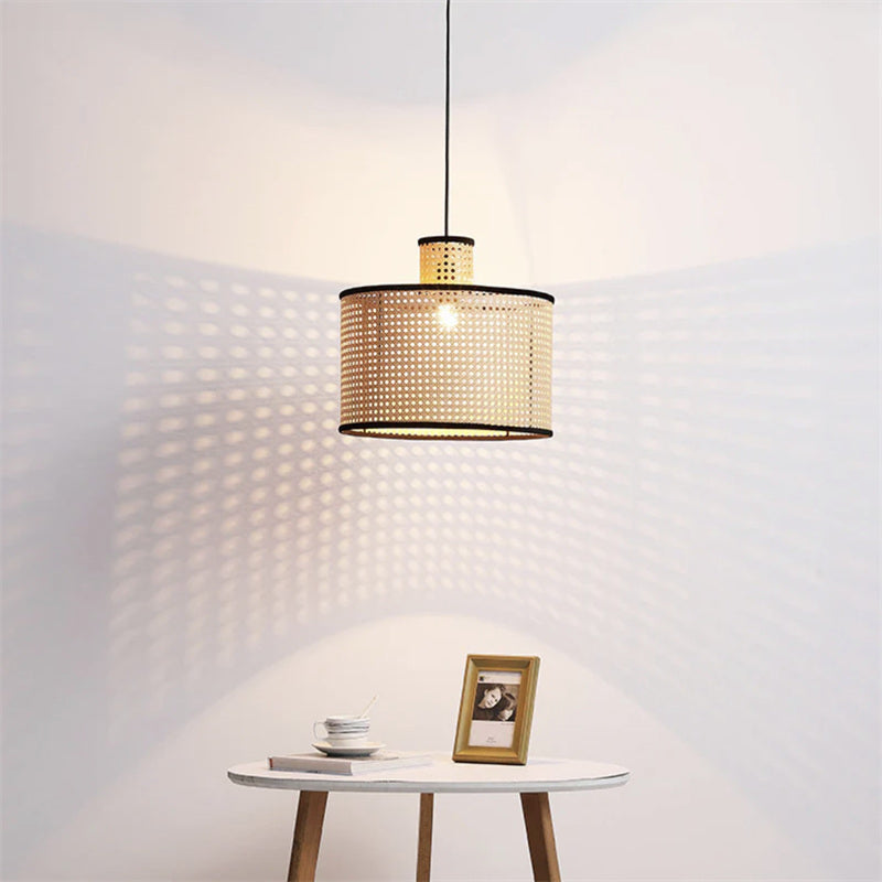 Ritta Vintage Handmade Pendant Light Rattan Bedroom