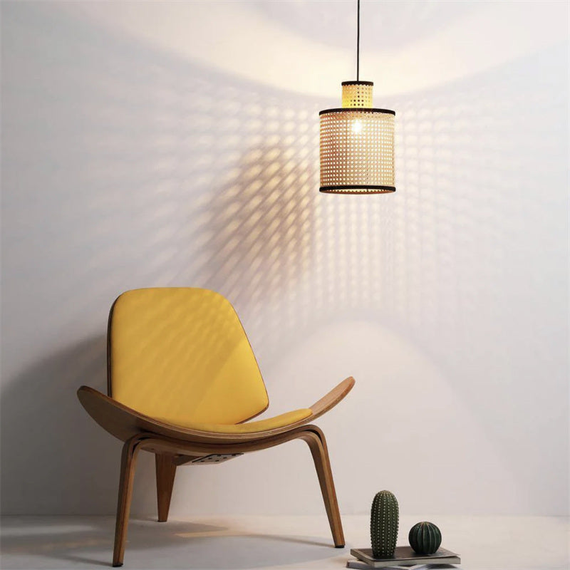 Ritta Vintage Handmade Pendant Light Rattan Bedroom
