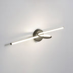 Arisha Foldable curved Vanity Mirror Front Wall Lamp Brass