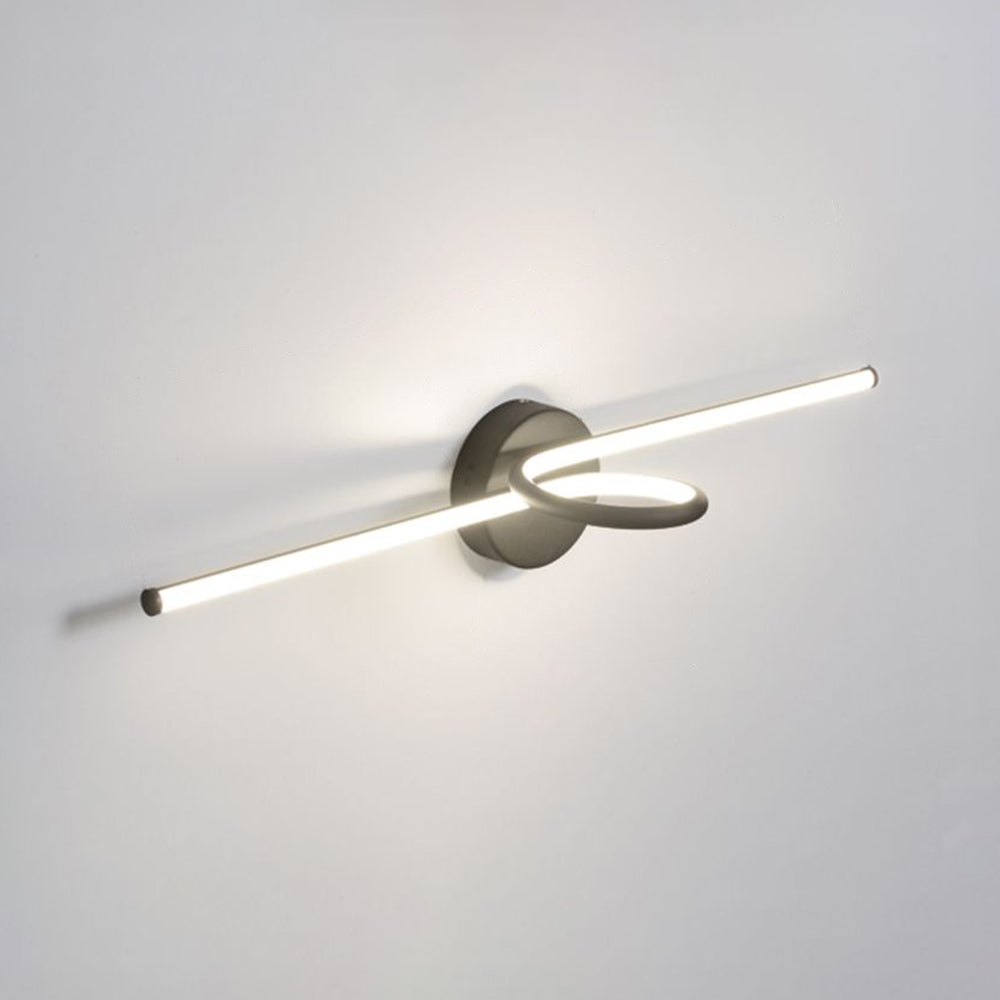 Arisha Foldable curved Vanity Mirror Front Wall Lamp Brass