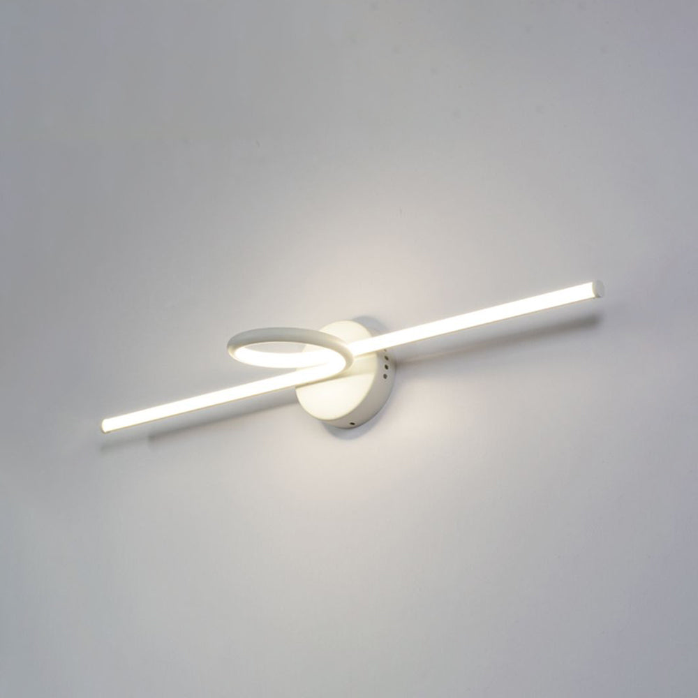 Arisha Foldable curved Vanity Mirror Front Wall Lamp Brass