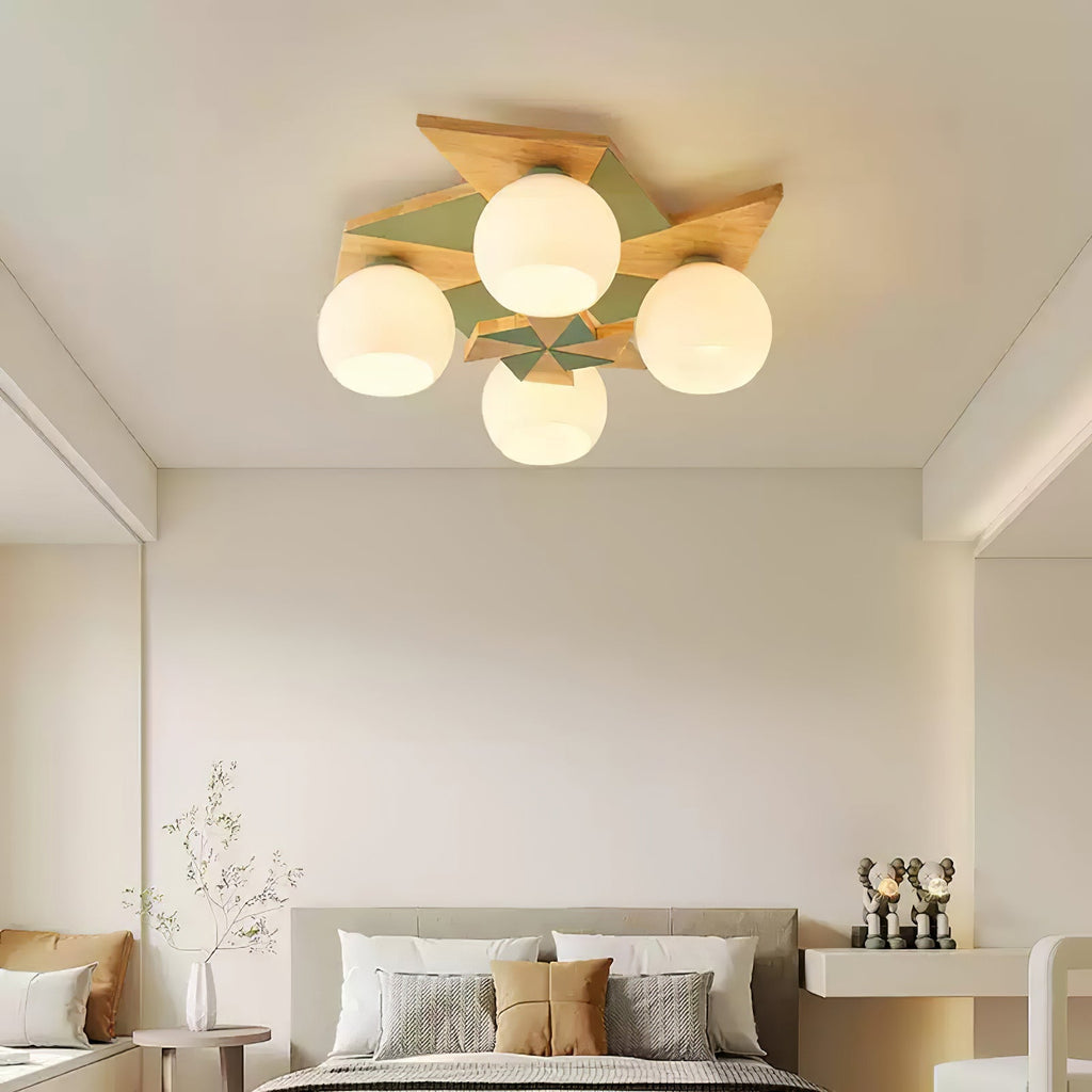 Ewooda Wooden Ceiling Lamp