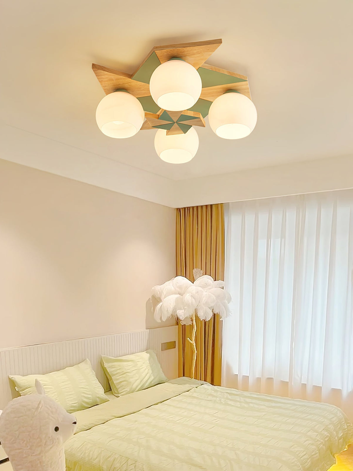 Ewooda Wooden Ceiling Lamp